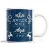 Tasse Noël Aya Bleu - Planetee