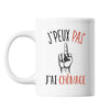 Mug Chômage j'peux pas Blanc - Planetee