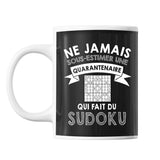 Mug femme sudoku quarantenaire - Planetee