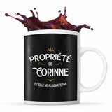 Mug Propriété de Corinne - Planetee