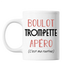 Mug Trompette C'est ma Routine Blanc - Planetee