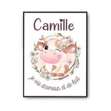 Affiche Camille Amour et Biberon de Lait Vache - Planetee