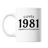 Mug 1981 Cuvée 43 ans - Planetee