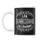 Mug Prénom Léa La Déesse La Légende - Planetee