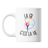Mug Gymnastique rythmique c'est la vie Gymaste - Planetee