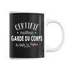 Mug Homme Garde du corps Meilleur de France | Tasse Noire métier - Planetee