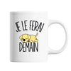 Mug Labradeur Je le ferai demain - Planetee