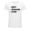 T-shirt homme Best Manager Ever - Planetee