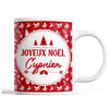 Tasse Noël Cyprien Rouge - Planetee