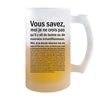 Chope de bière Femme Echantillonneuse Bonne ou mauvaise - Planetee