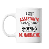 Mug La Petite Assistante de Shopping de Marraine - Planetee