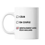 Mug Couple En couple avec Célébrité - Félix Mallard - Planetee