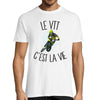 T-shirt homme vtt c'est la vie - Planetee