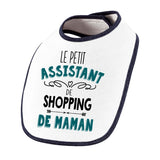 Bavoir bébé garçon Le Petit Assistant de Shopping de Maman - Planetee