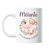 Mug Mélanie Amour et Biberon de Lait Vache - Planetee