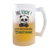 Chope de bière Christianne Pas Touche Panda - Planetee