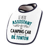 Bavoir bébé garçon Le Petit Assistant du Camping Car de Tonton - Planetee