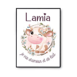 Affiche Lamia Amour et Biberon de Lait Vache - Planetee