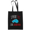 Sac Tote Bag Arbitre Je peux pas Noir - Planetee