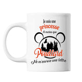 Mug Je suis une Princesse a moins que Poudlard ne m'envoie une lettre - Planetee