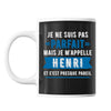Mug prénom Henri homme parfait - Planetee