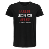T-shirt homme Jeux de Rôle C'est ma Routine - Planetee
