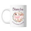 Mug Blanche Amour et Biberon de Lait Vache - Planetee