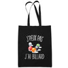 Sac Tote Bag Billard Je peux pas Noir - Planetee