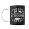 Mug Prénom Laurence La Déesse La Légende - Planetee