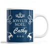 Tasse Noël Cathy Bleu - Planetee