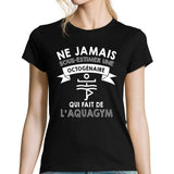 T-shirt femme aquagym octogénaire - Planetee