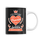 Mug Laëtitia La Princesse | Tasse Prénom - Planetee