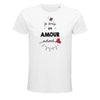 T-shirt Homme Amour adoré - Planetee