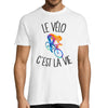 T-shirt homme vélo c'est la vie - Planetee
