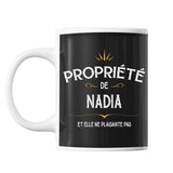 Mug propriété de Nadia - Planetee
