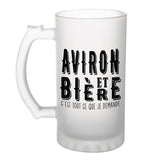 Chope de bière Aviron et bière - Planetee