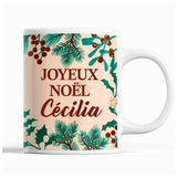 Tasse Noël Cécilia Beige - Planetee