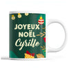Tasse Noël Cyrille Vert - Planetee