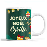 Tasse Noël Cyrille Vert - Planetee