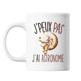 Mug Astronomie j'peux pas Blanc - Planetee
