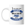 Mug Professeur Super Man Blanc - Planetee