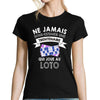 T-shirt femme loto trentenaire - Planetee