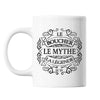 Mug Boucher Le Mythe la Légende blanc - Planetee