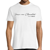 T-shirt Homme Blanc - Pain au Chocolat - Planetee