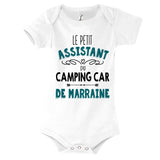 Body bébé Le Petit Assistant du Camping Car de Marraine - Planetee