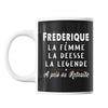 Mug prénom Frédérique cadeau départ retraite - Planetee