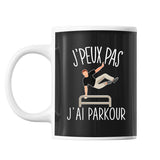 Mug Parkour j'peux pas Noir - Planetee