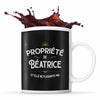 Mug Propriété de Béatrice - Planetee