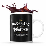 Mug Propriété de Béatrice - Planetee