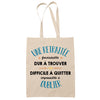 Tote Bag Formidable Retraitée Cadeau Travail Beige - Planetee